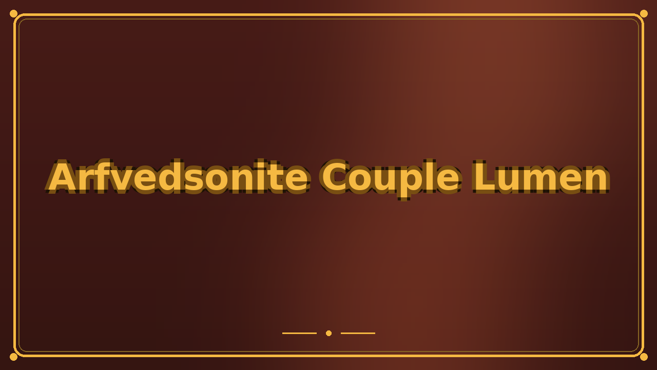 Arfvedsonite Couple Lumen