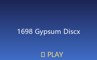Gypsum disc