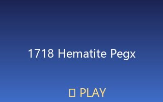 Hematite peg