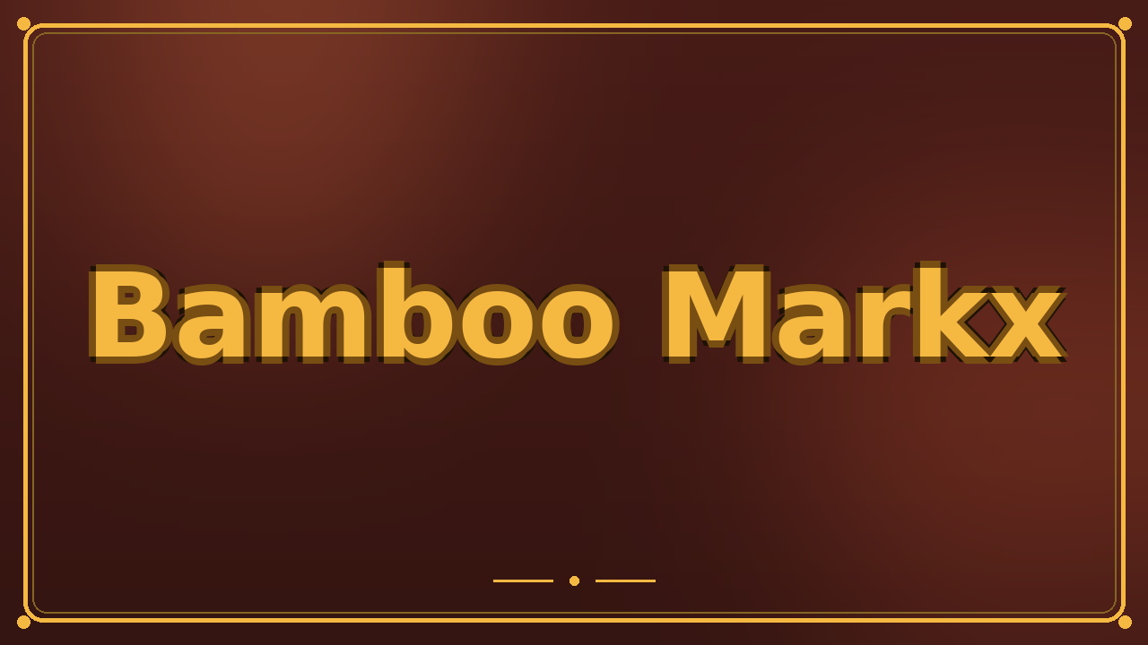 Bamboo Markx