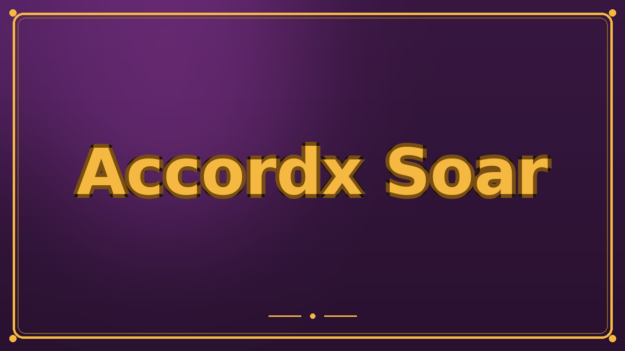 Accordx Soar